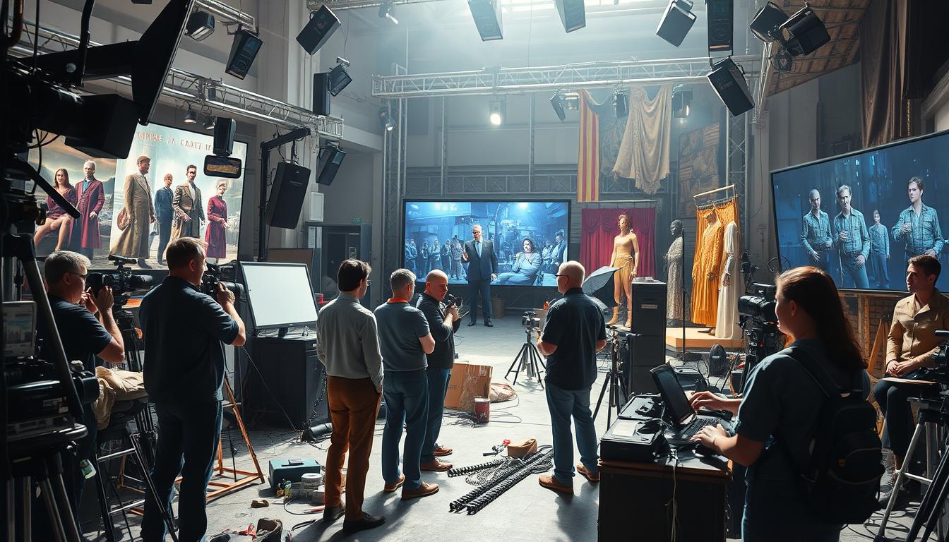 Spannende Filmproduktion